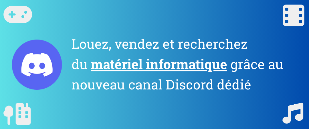 Louez, vendez et recherchez du matériel informatique
